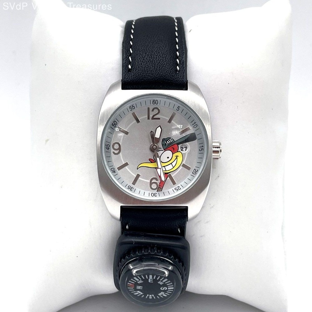 Vintage JAKES Youth Compass Watch National Wild Turkey Federation w/ Tin Case